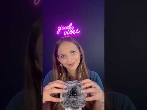 Fluffy Mic Scratching ASMR 🎙️✨ Super Tingly #shorts