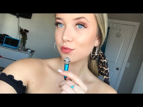 Face Brushing and Whispering ASMR