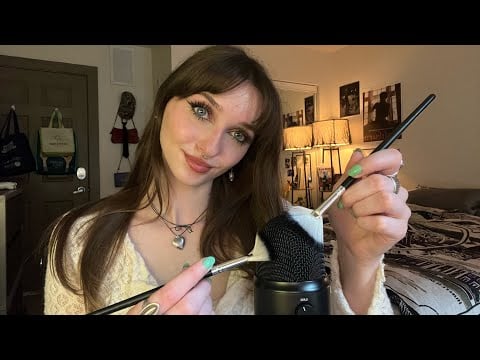 ASMR 30 Minutes Of Mic And Face Brushing For Sleep 💤