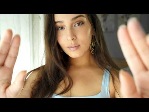 ASMR Aura Cleansing and Protection 🩵 Reiki for Stress Relief [soft spoken asmr, hand movements]