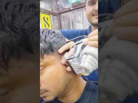 This Massage Machine Feels TOO Good 😳🔥 #shorts #asmr #massage #barber #viral