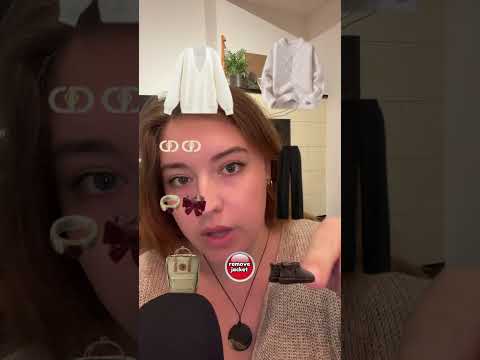 ASMR | Pick an outfit with me #mouthwhisper #layeredasmr #tingles