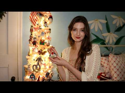 ASMR Christmas Tree Decorating & Soft Spoken Rambles 🎄