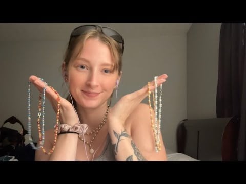 Background ASMR (Bead Sounds, Clicking Sounds, Visual Triggers) 