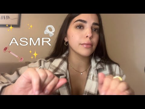 ASMR Best friend does your skincare 🥰 (Personal Attention and Tapping)