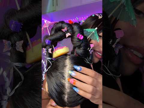 Cabelo maludo #asmrbrasil #tingles #visualtingle #asmrsounds #relax #triggersforsleep
