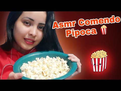 Asmr MUKBANG/ Comendo Pipoca 🍿🤭