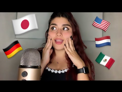 ASMR ESPAÑOL- Muchos idiomas!! Te hago dormir en 10 min!