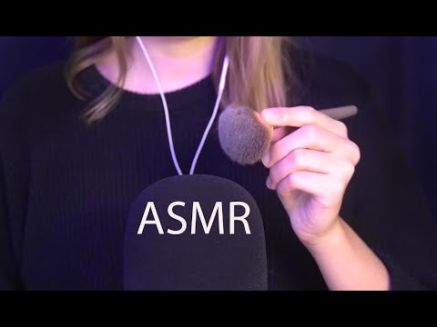 ASMR | Mic Brushing In ⛈ Thunderstorms (No Talking)