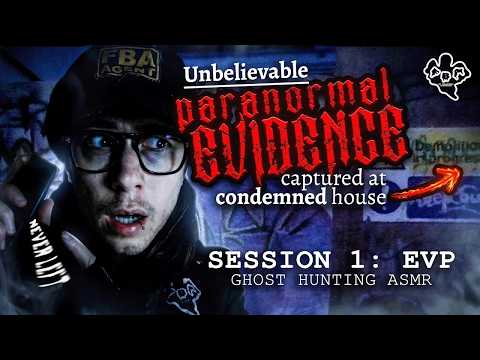 Session 1: EVP | Ghost Hunting ASMR (Paranormal Investigation Roleplay)