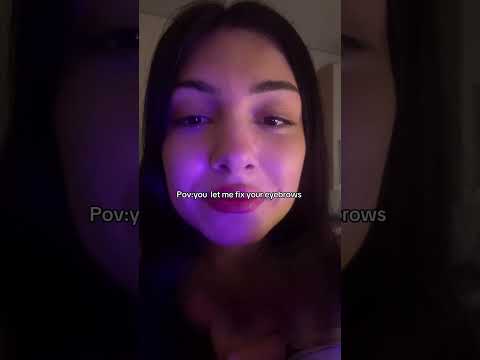 Asmr but your eyebrows need help