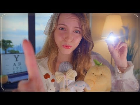 ASMR EXAMEN de los 5 SENTIDOS CUTE 🧸 Doctora Cariñosa Roleplay 💛