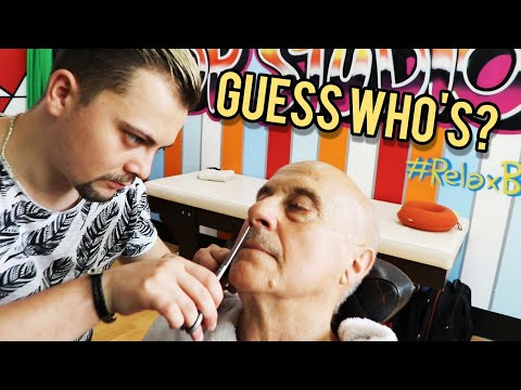 ASMR Barber & ASMR Anil Çakmak TV | My Dad Shaves | Turkish Barber