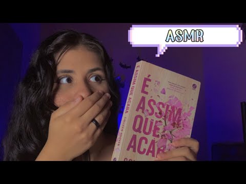 ASMR | Leitura em inaudível (estalinhos e sons de boca intensos)