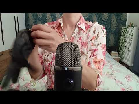 ASMR Pure Tingles:  Black Gloves Oily (No Talking)