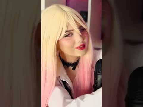 🌙 ASMR anime cosplay Marin Kitagawa 💗 relaxing video (full on my channel)