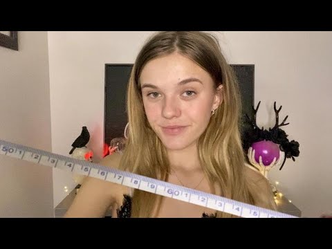 ASMR Measuring & Designing Your Costume 🎃 (Halloween RP pt.1)