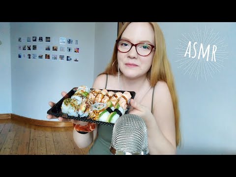 ASMR SUOMI 🍣 mukbang, ostosten esittely & kuulumisia