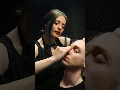 🌙 Incredible Sleep Massage / Head Massage #shortsasmr #chairmassage