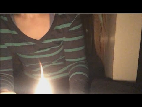 ASMR Whisper Countdown to Sleep by Candle Light. Rain, Thunder, Sleep.