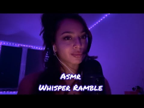 ASMR | Whisper ramble / inaudible whispering 🤍