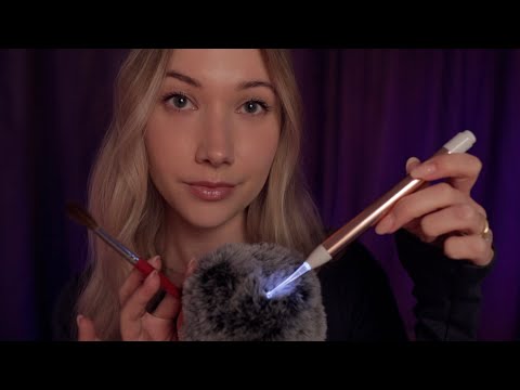 ASMR Scalp Sensitivity Test 🩵 Can You Feel This? (fluffy mic, scratching, eyes closed) 💤