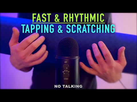 ASMR Fast & Rhythmic Tapping And Scratching (No Talking)