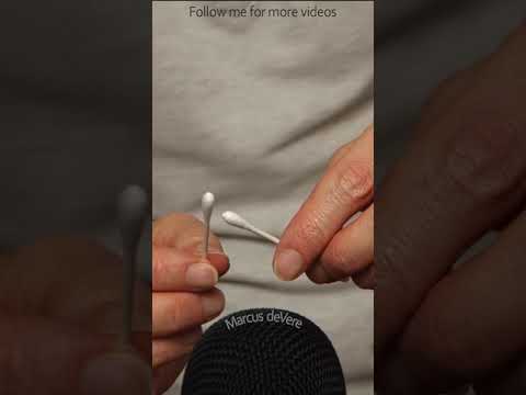 ASMR Quiet Gentle Abrasion Of Cotton Buds #short