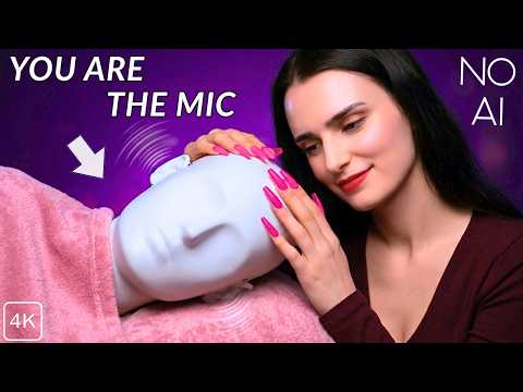ASMR BUT You Are the Mic 😱 Mic Scratching + Tapping on BINAURAL Head Mic for DEEP Sleep 😴 No Talking