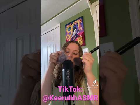 1 Minute ASMR!- Mic brushing + mouth sounds #asmr #shorts