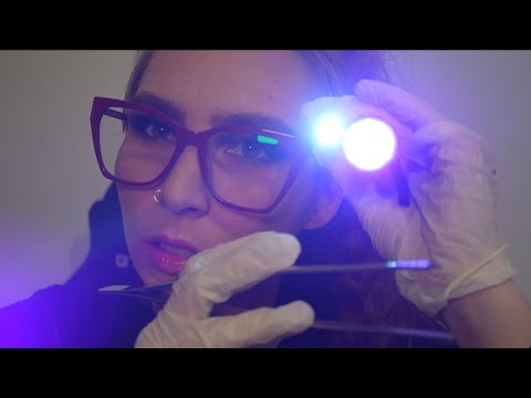 ASMR EYE EXAM 🩻 Fixing your Blurry Vision (A lot of Light Triggers)