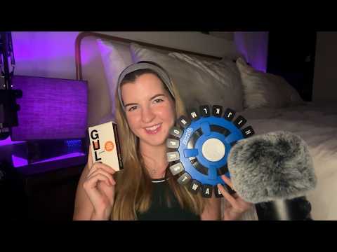 Softly Spoken ASMR | playing games to shut off your brain😴(wavelength, trivia, intuition test)