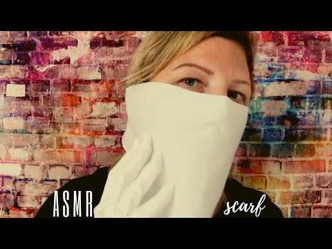 ASMR Scarf Masking Part II [Request] with Whispering and Hand Movements 💗