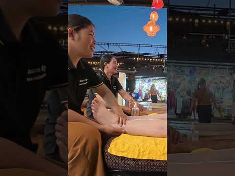 Así son los masajes de pies en Asia, Camboya #massage #relax #feetcare #short