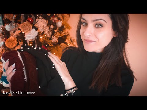 ASMR Try on Haul Winter NewChic Affordable - Intense whispering asmr Ita