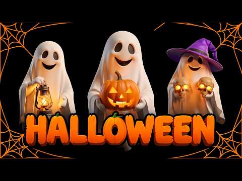 Friendly Ghosts 👻 HALLOWEEN | Projection Loop ✨ Cute Animation