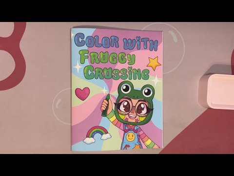 ASMR Tapping On Froggycrossing's Coloring Book
