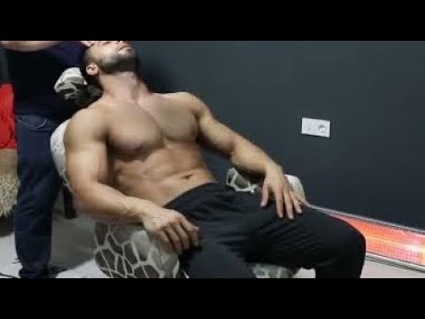 ASMR TURKİSH BARBER Sleep Massage Chest HEAD NECK  AMR EAR FACE  THERAPY