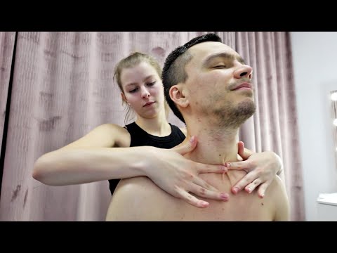 ASMR Intense Sports massage by Young but Strong Alisa