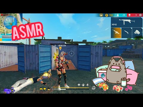 ASMR COMIENDO GOMITAS 🍡 + JUGANDO BR FREE FIRE | EATING SOUNDS 💖 Vane ASMR