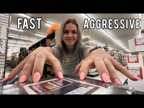 FAST & AGGRESSIVE ASMR IN PUBLIC 👀