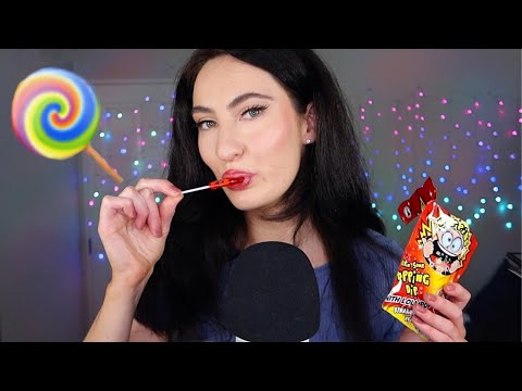 ASMR Pop Rocks Lollipop Mouth Sounds