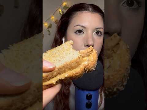 Pan con Crema de Cacahuate- NO TALKING #mukbang