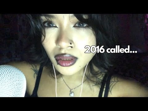 ASMR with old iPhone quality...