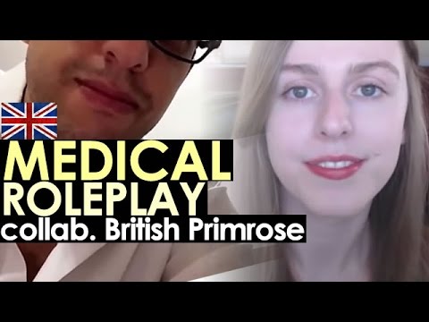 ASMR roleplay medical exam and medical procedure (collab with British Primrose) (English)