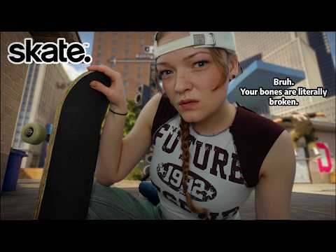 ASMR 🛹 Awkward Skater Girl is kinda worried for You