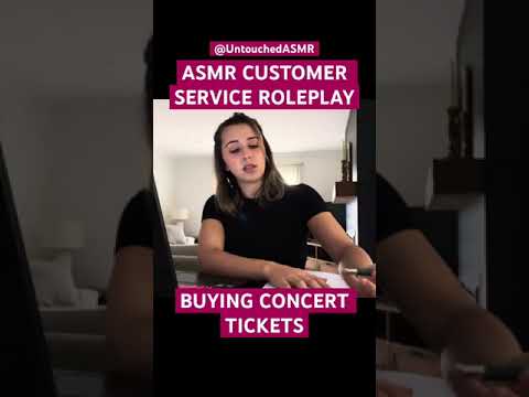 ASMR Roleplay | Buying Concert Tickets #asmr #asmrroleplay #softspokenasmr