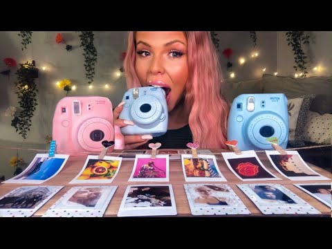 ASMR EDIBLE INSTAX POLAROID CAMERA (FAKE) FUJIFILM PICTURES MUKBANG 먹방 멜론 EATING SHOW