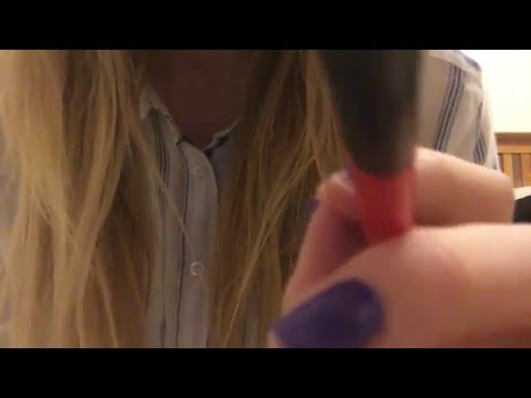 ASMR Brushing your face