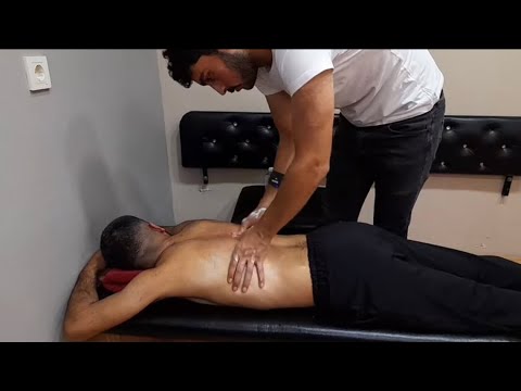 Abundant crack asmr body massage and neck crack asmr head massage